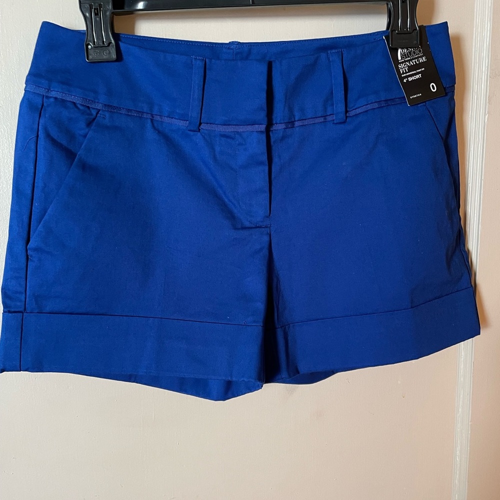 NY & Company 7th Avenue Design Studio Signature Fit 4” Shorts Size 0 (stretch)